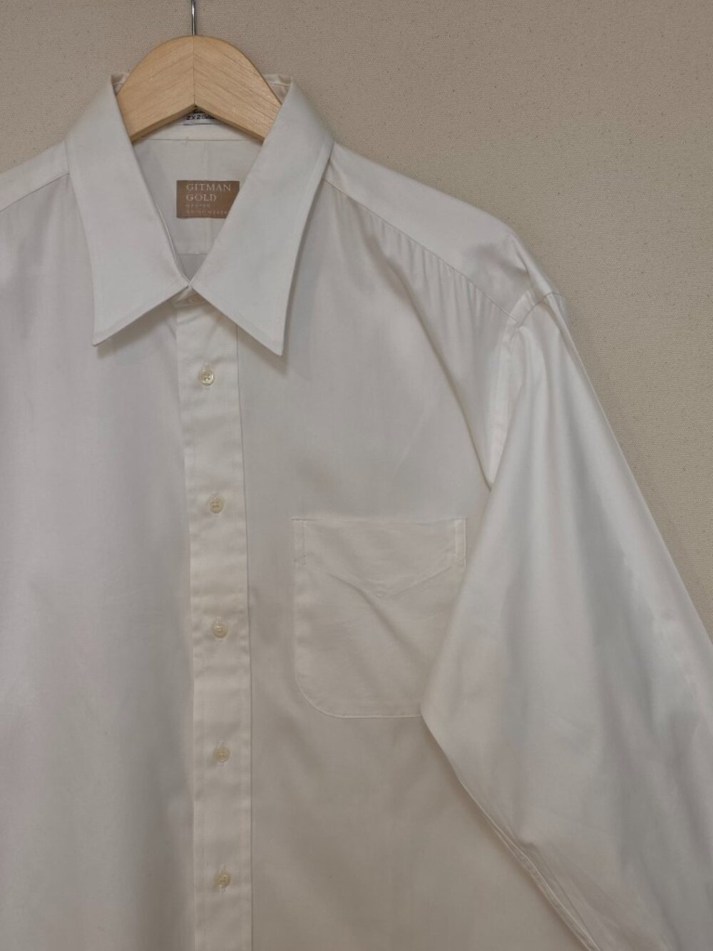 NWOT Gitman Brothers Gold Button Down 17.5  36